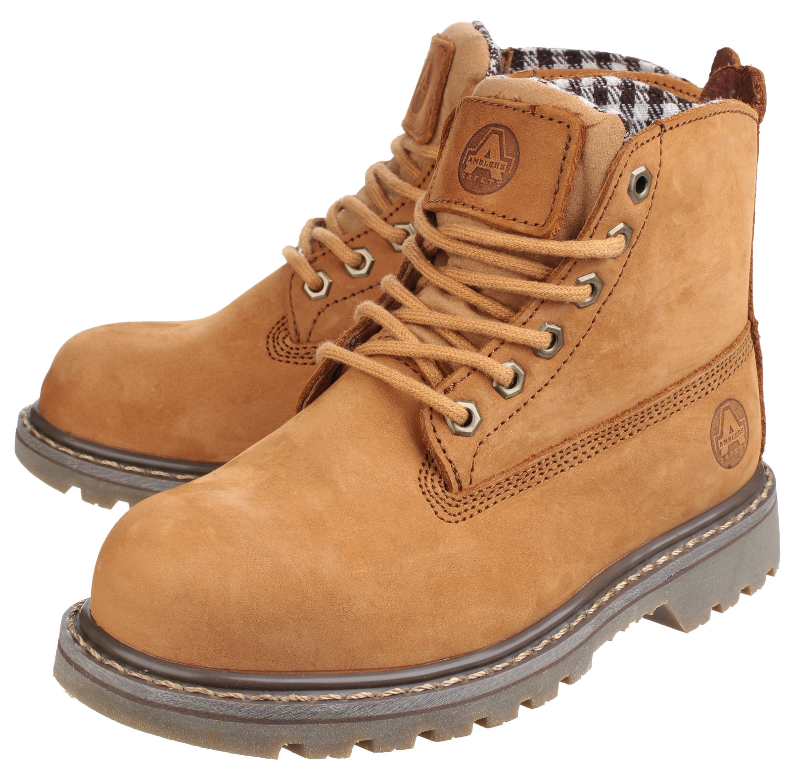 Amblers FS103 Safety Steel Toe Cap Boots Womens Leather Lace Up Shoes UK3-8 | eBay
