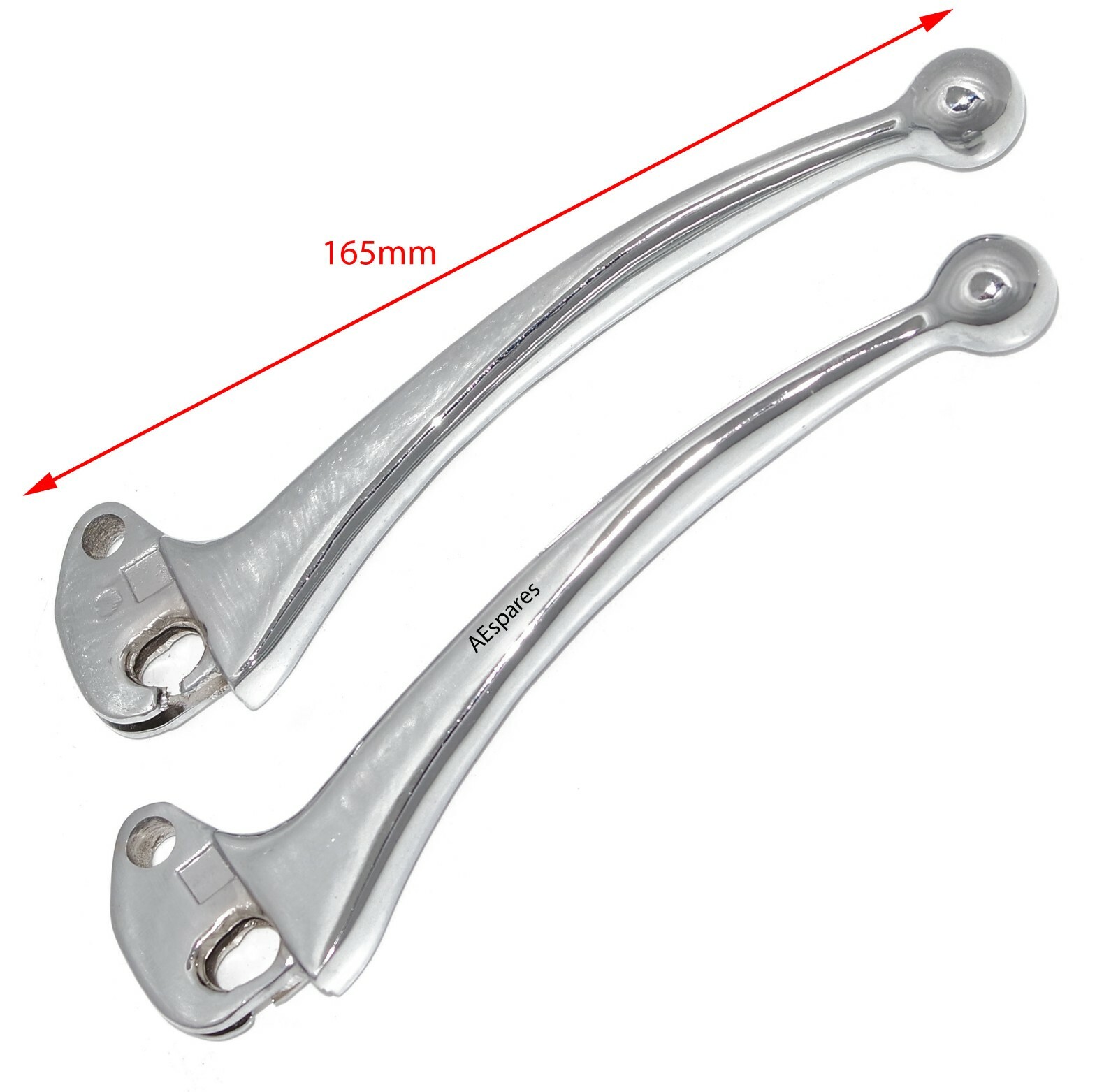 Clutch Brake Lever Set alloy Polished For Bajaj Chetak Vespa VBB VBA