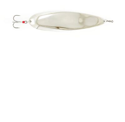 Ben Parker Mini Magnum Flutter Spoon 6'' 2.5oz Salt & Fresh Water Silver Chrome