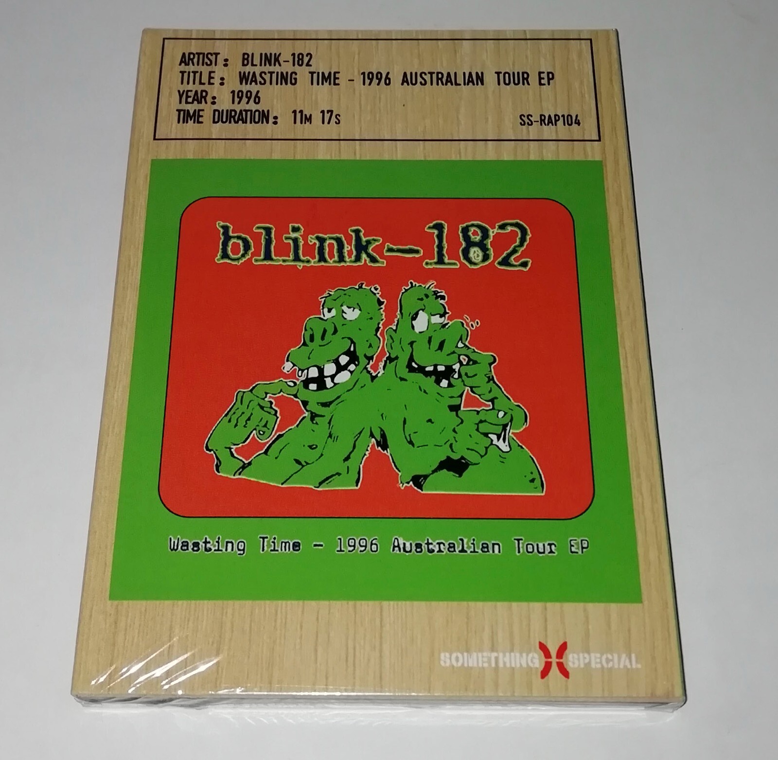 Blink-182 - Wasting Time (Single) (Wood Box, Mini-CD) SEALED