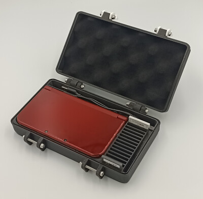 Protective Carrying Case for Nintendo 3DS XL or LL -Holds 15 Games and USB Cable