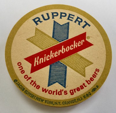 15 RUPPERT KNICKERBOCKER BEER Coasters Vintage Unused New York