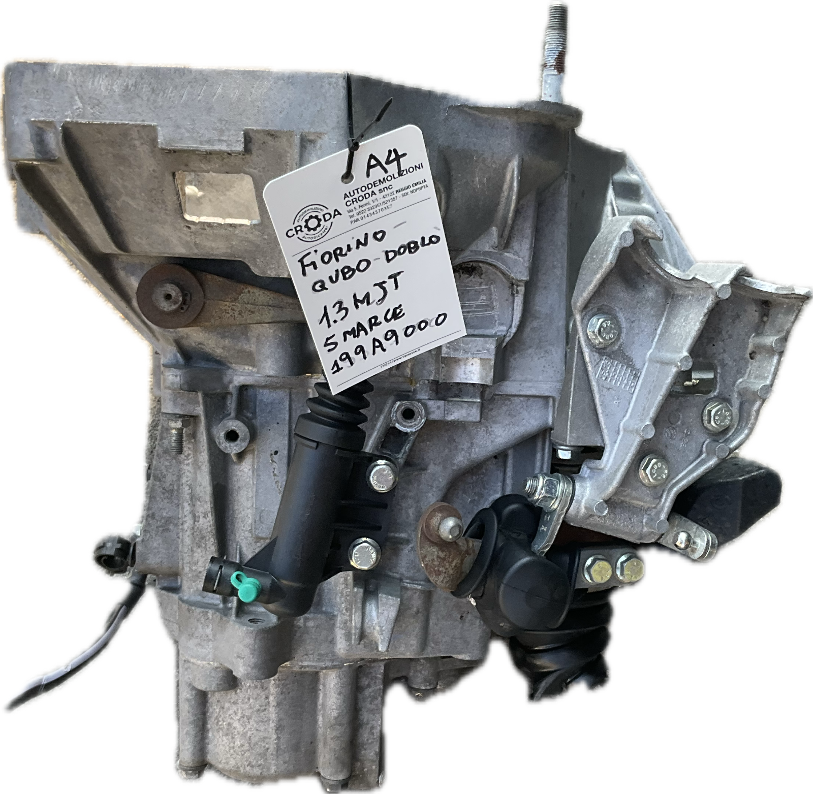 Cambio manuale per modello FIAT QUBO - DOBLO' - FIORINO 1.3 MJT 5 MARCE 199A9000