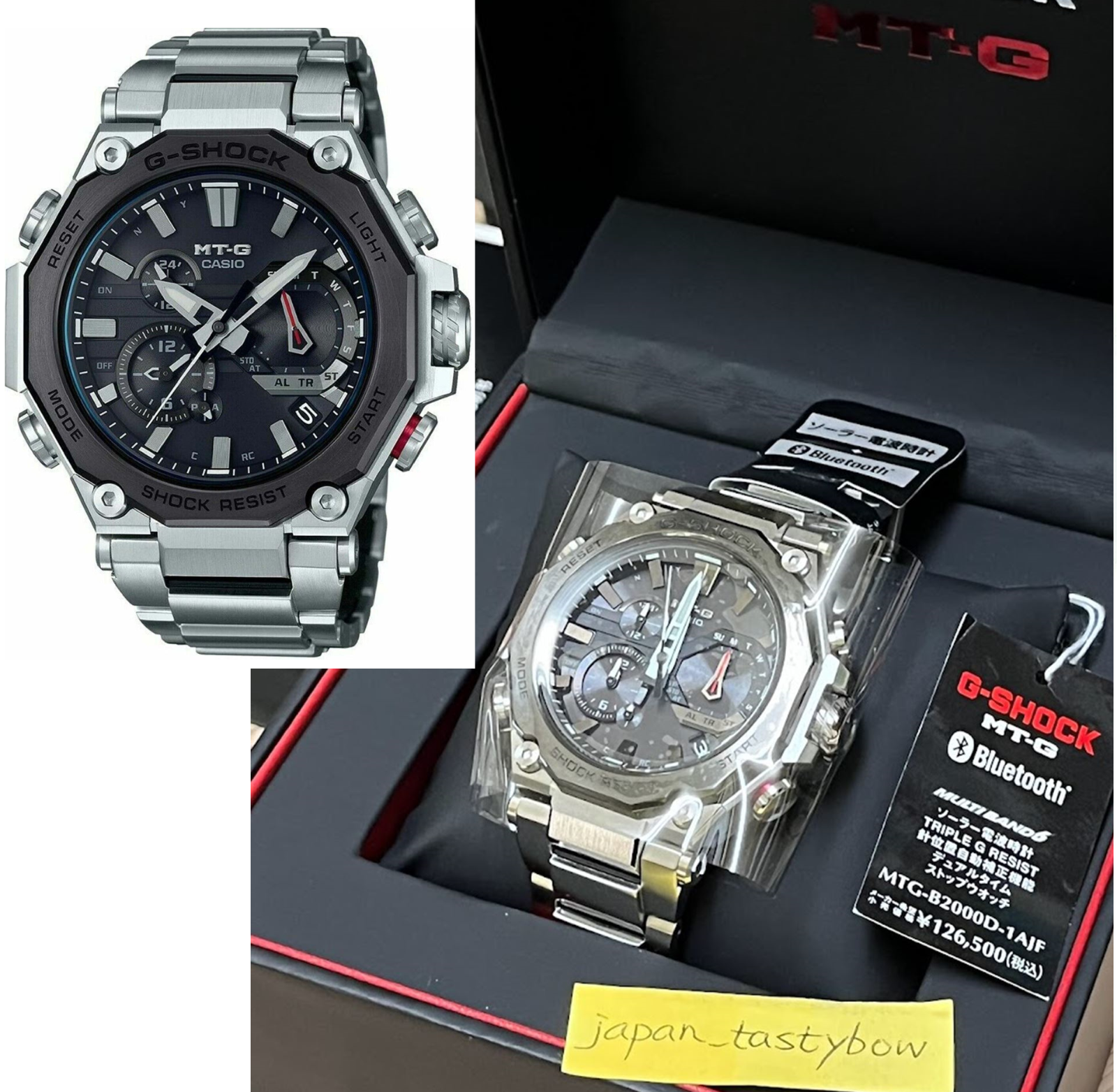 Pre-owned Casio Watch G-shock Mt-g Bluetooth Dual Core Guard Mtg-b2000d-1ajf Men's