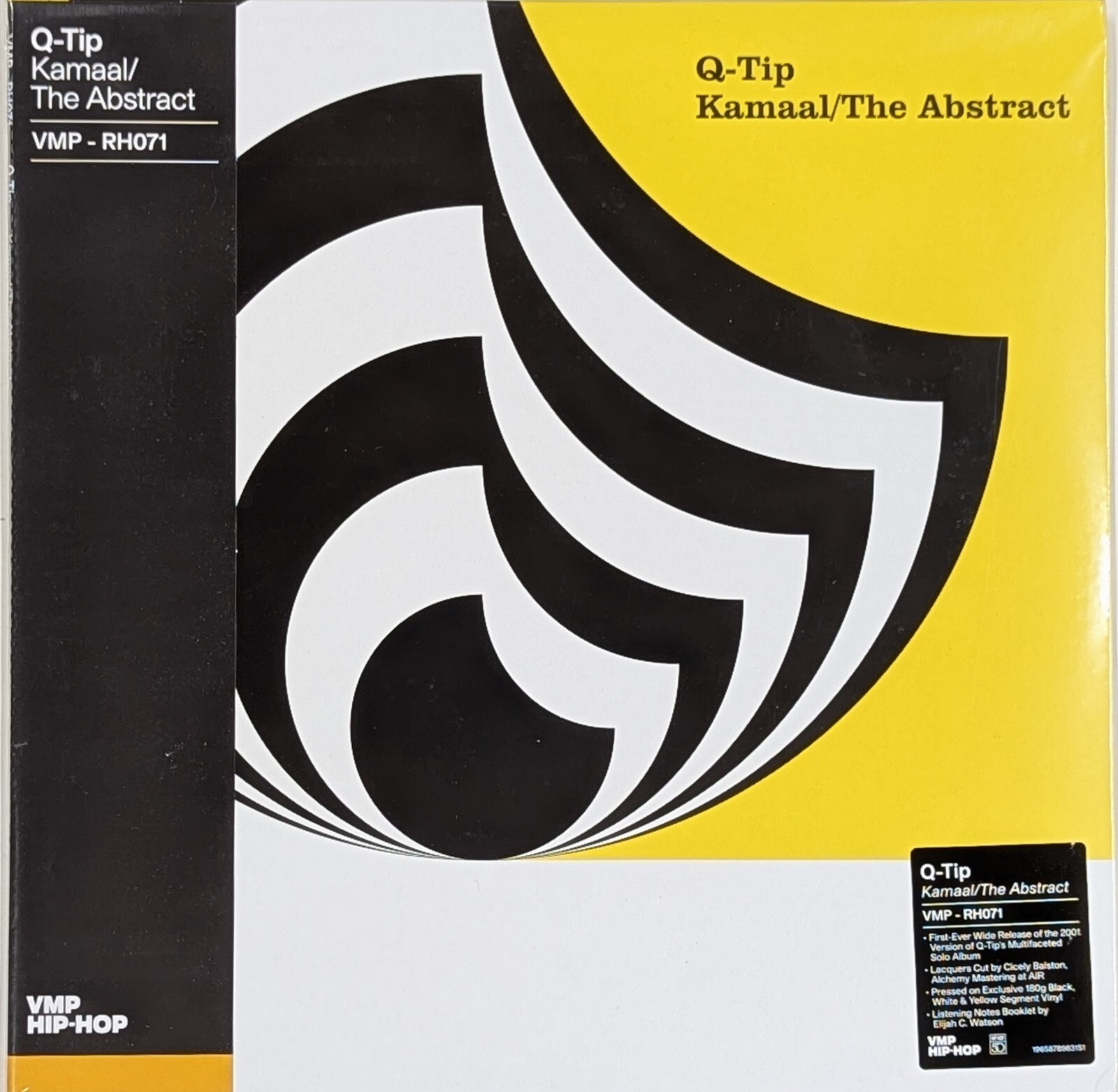 Q-tip / kamaal the abstract LPレコード TIP Kamaal/The Abstract SEALED 180 Gram LP Black, White