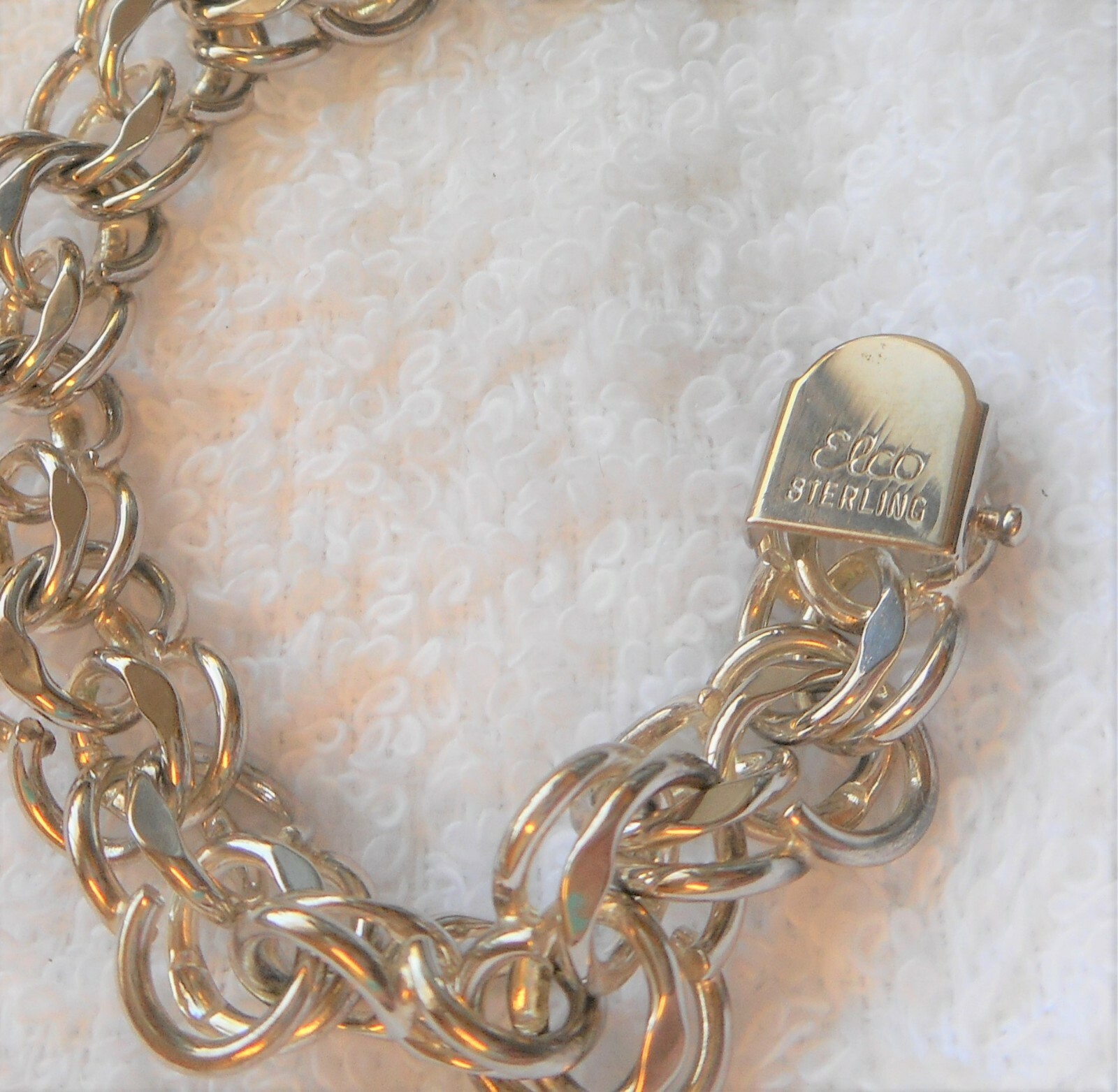 Vintage ELCO STERLING Silver Charm Starter 8.5