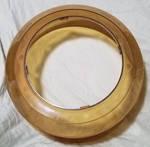 NuWave Pro Plus Infrared Oven Amber Plastic Dome Top Lid Replacement Part     a2