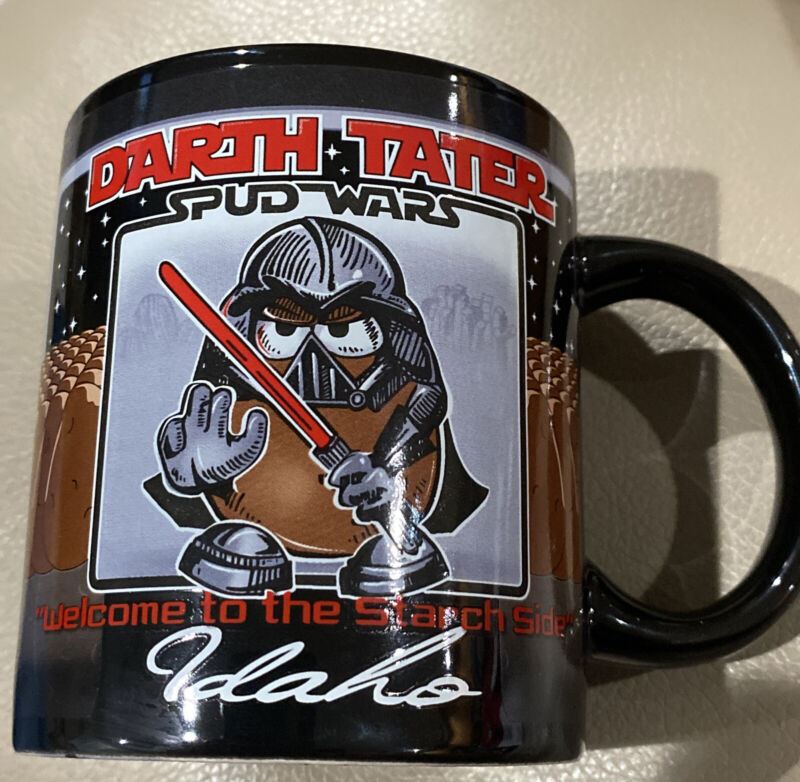 Funny “ Idaho” mug- “ Darth Tater-   Spud Wars- Welcome To The Starch Side”