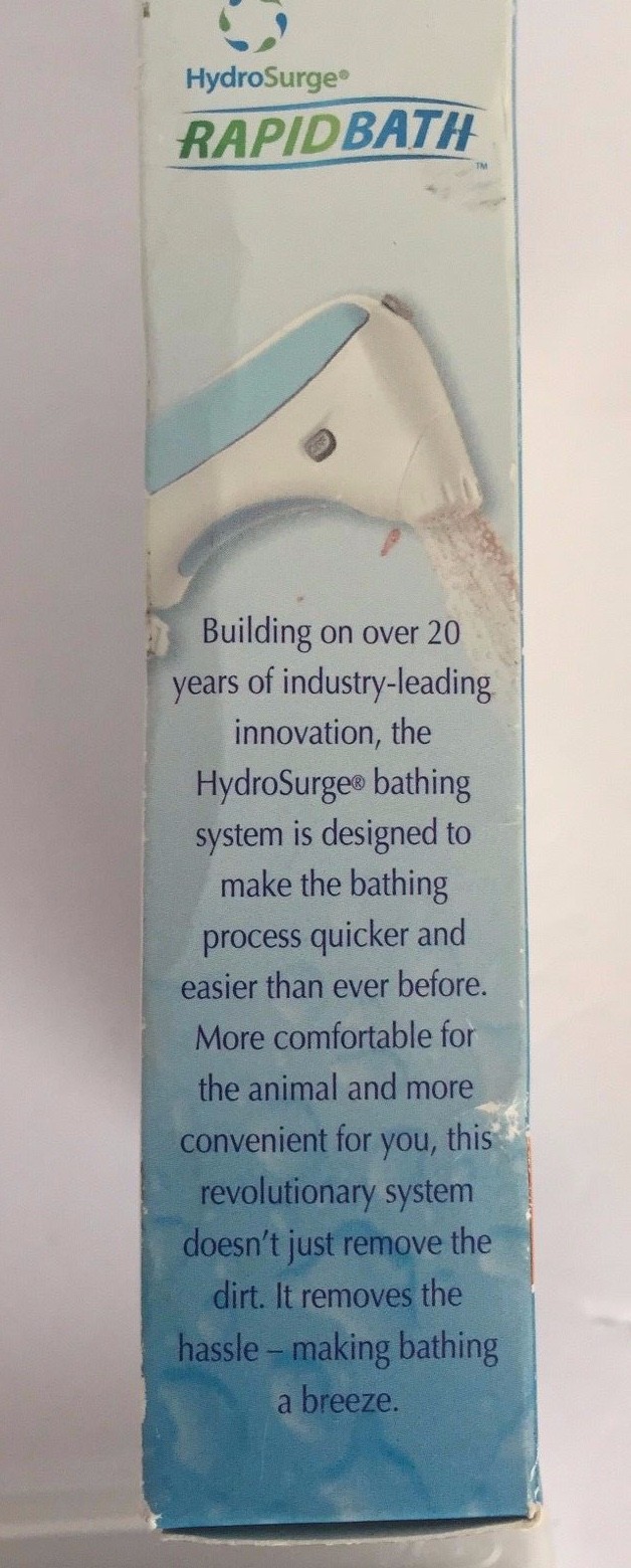 Hydro Surge Rapid Bath Shampoo Cartridges Hypo-Allergenic 3 2oz Cartridges New