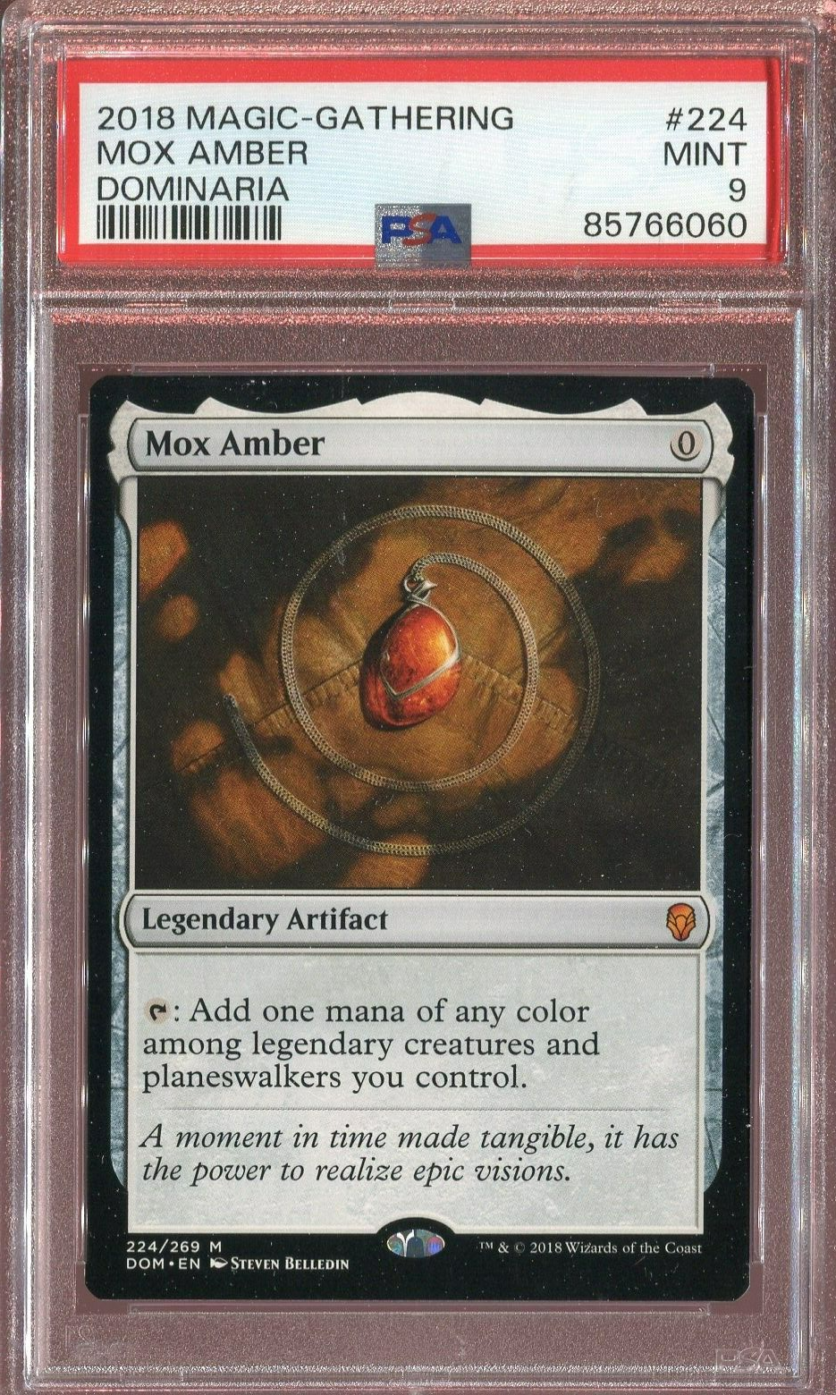 モックス・アンバー 224/269 Magic The Gathering MTG Mox Amber Dominaria 224/269 Regular