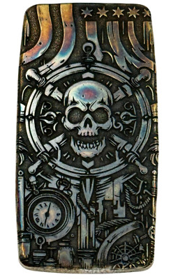 10 ozt Pirates Mural Silver Bar 999 - ADAMO TECHNE - Extraordinary Craftsmanship