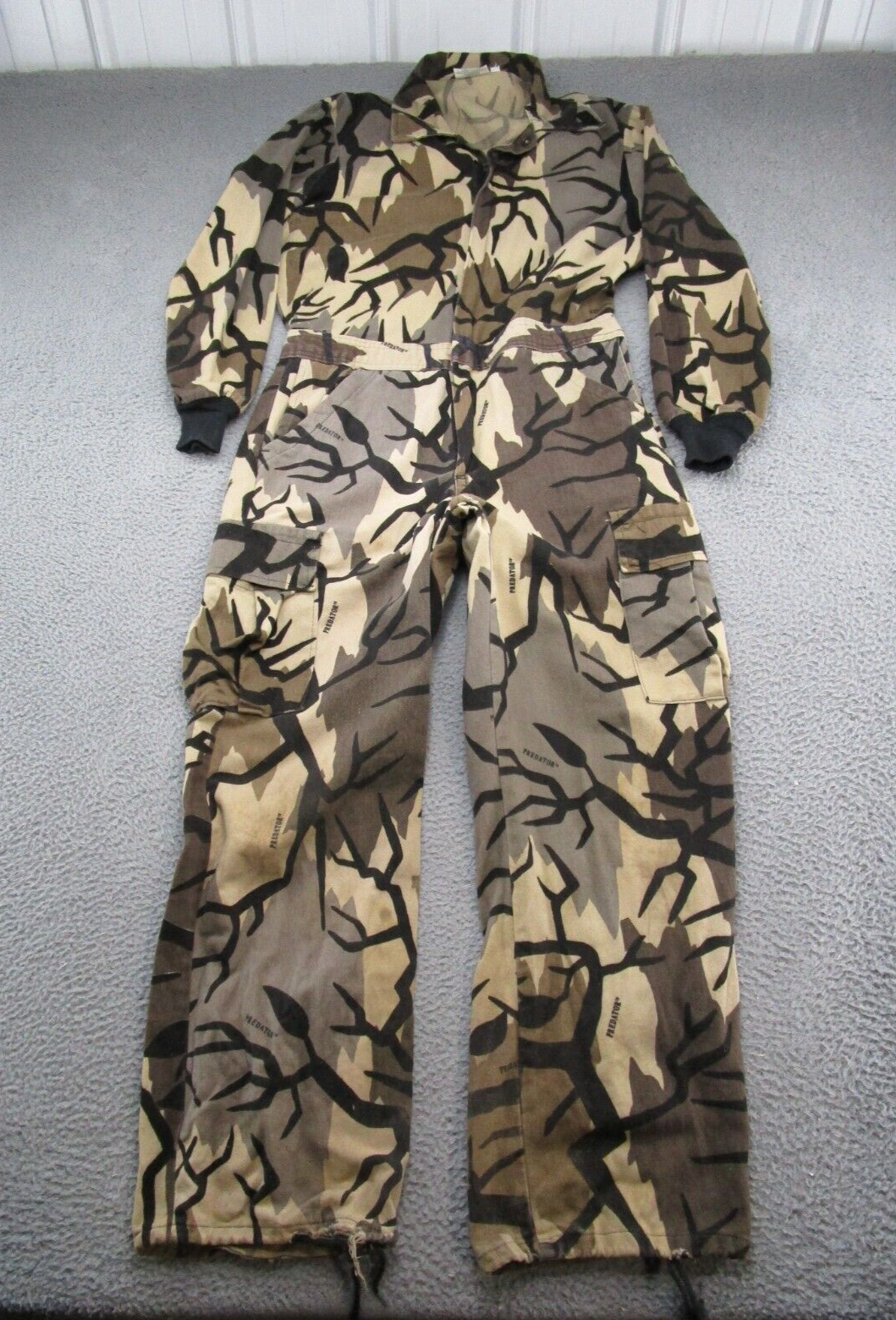 Vintage Predator Coveralls Camouflage Hunting Zip Suit Men's Vintage Predator Coveralls Camouflage Hunting Zip Suit Men's