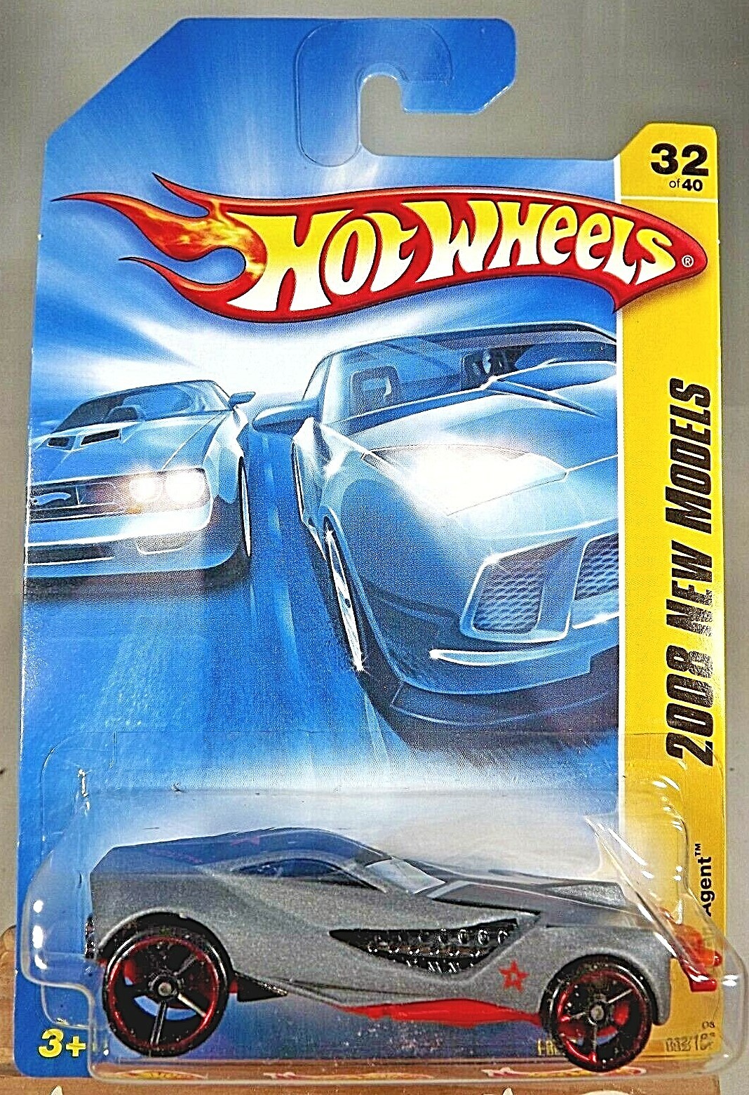 2008 Hot Wheels #32 New Models 32/40 URBAN AGENT Gray-Red w