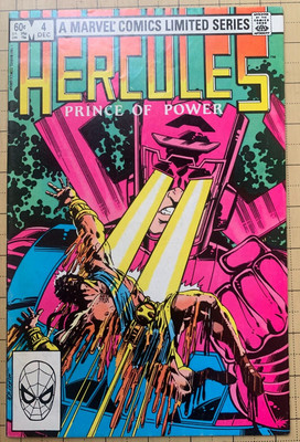 HERCULES: PRINCE OF POWER VOL. 1 #4 - GALACTUS/NOVA APP. (MARVEL DEC. 1982)