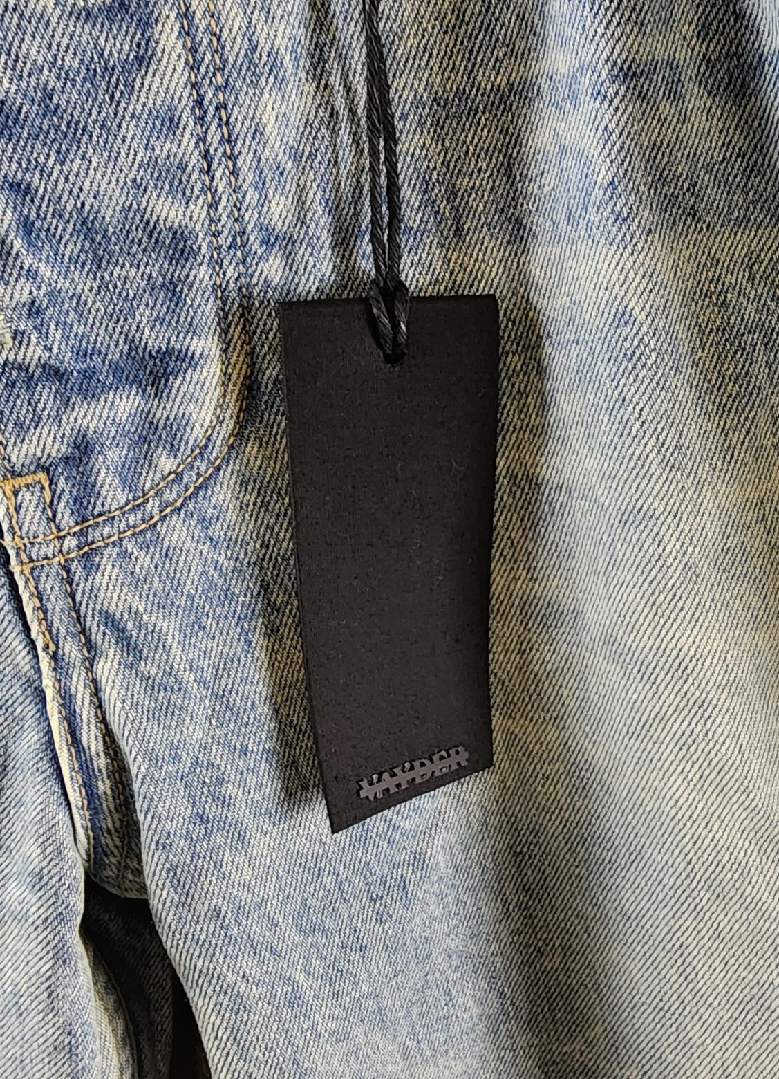 VAYDER Straight Jeans Mens 34 Vito Belt Loops Five-Pocket Zip Fly Button Closure - Picture 7 of 18