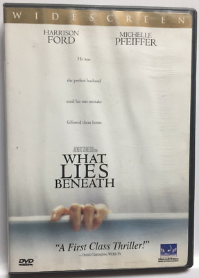 What Lies Beneath(DVD,2000,Widecreen)Harrison Ford,Michelle Pfeiffer,Great Shape