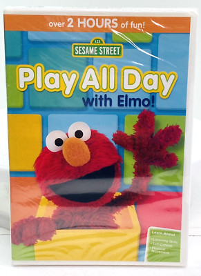 NIP Sesame Street Play All Day With Elmo DVD Taye Diggs Over 2 Hours 2015