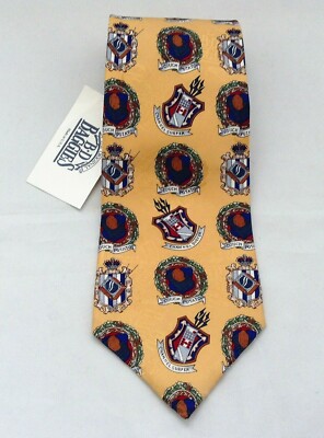New The Original B.D Baggies Mens Neck Tie Couch Potato all silk Made USA