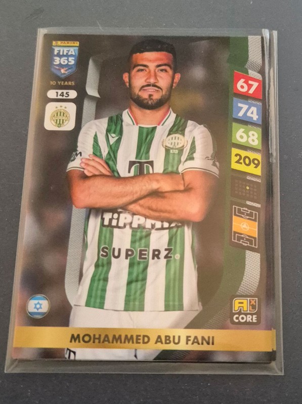 2025, Mohammed Abu Fani, Ferencvaros, Panini Fifa 365, Adrenalyn Xl, #145