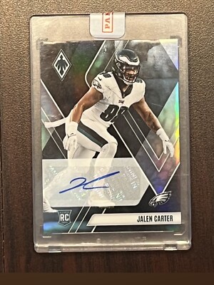 2023 Panini Phoenix - Rookies Black #143 Jalen Carter 2/5 (RC) AUTO