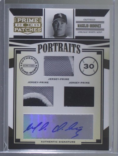 2005 Donruss Prime Patches - Magglio Ordonez #P-48