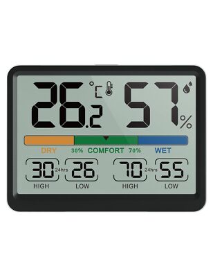 Humidity Meter, Indoor Thermometer and Hygrometer, Room Temperature Monitor G...
