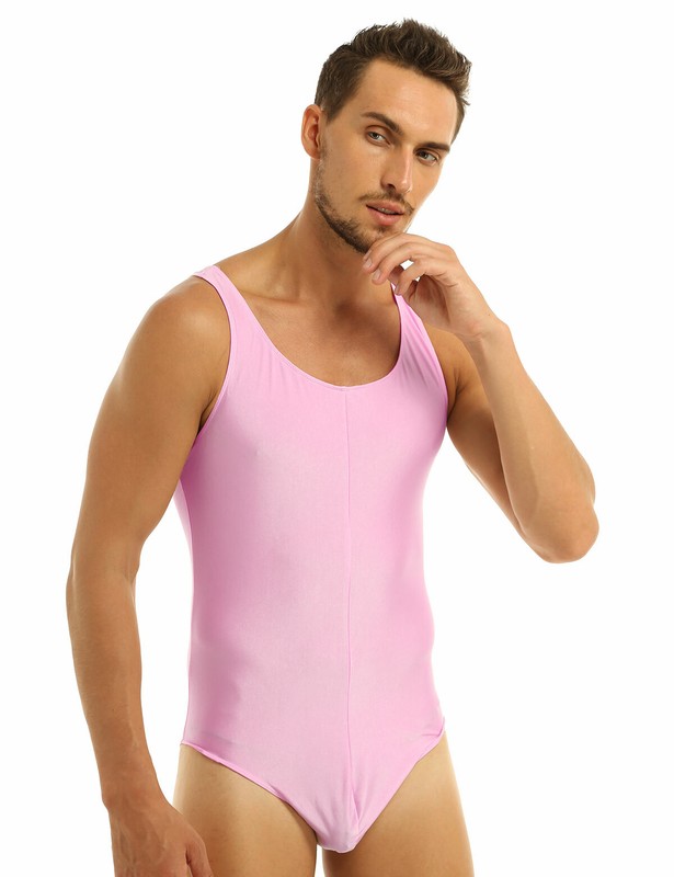 Sexy Men s Lingerie One Piece Bikini Smooth Bodysuit Thongs Leotard 