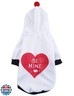 Coomour Pet Dog Valentine's Day Hoodies Cat Be Mine Costume Puppy Clothes for Dogs Cats Outfit (XS)