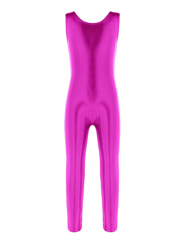 Aislor Kids Girls Yoga Sports Athletic Jumpsuit Mesh Splice Gymnastics Leotard Ballerina Ballet Dance Gym Unitard