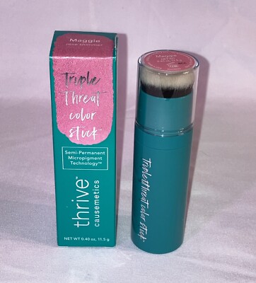 NEW Thrive Causemetics Triple Threat Color Stick (MAGGIE) Rose SHIMMER Highlight