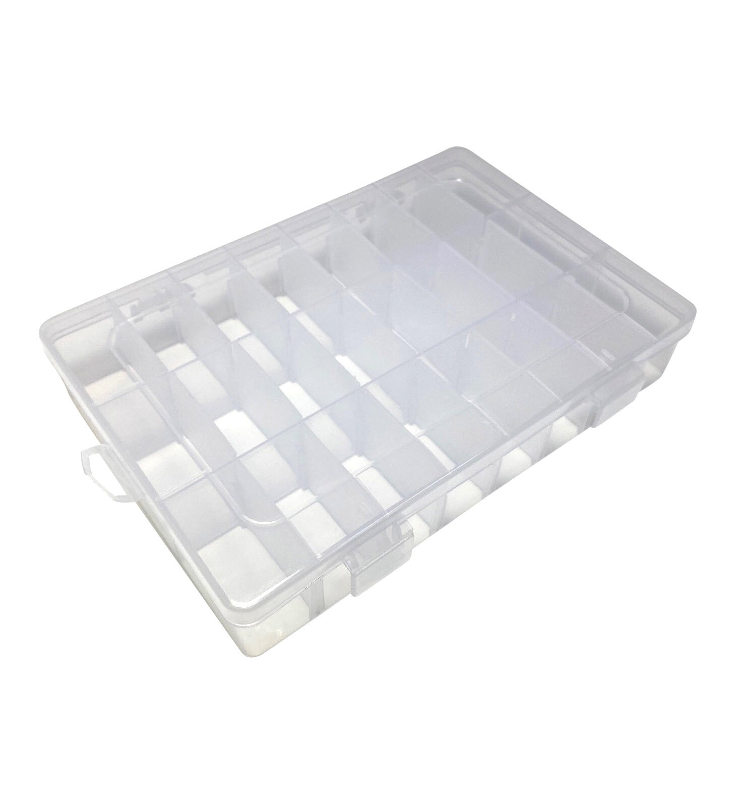 Storage Box Hard Plastic Adjustable Compartment Slot Plastic Craft
