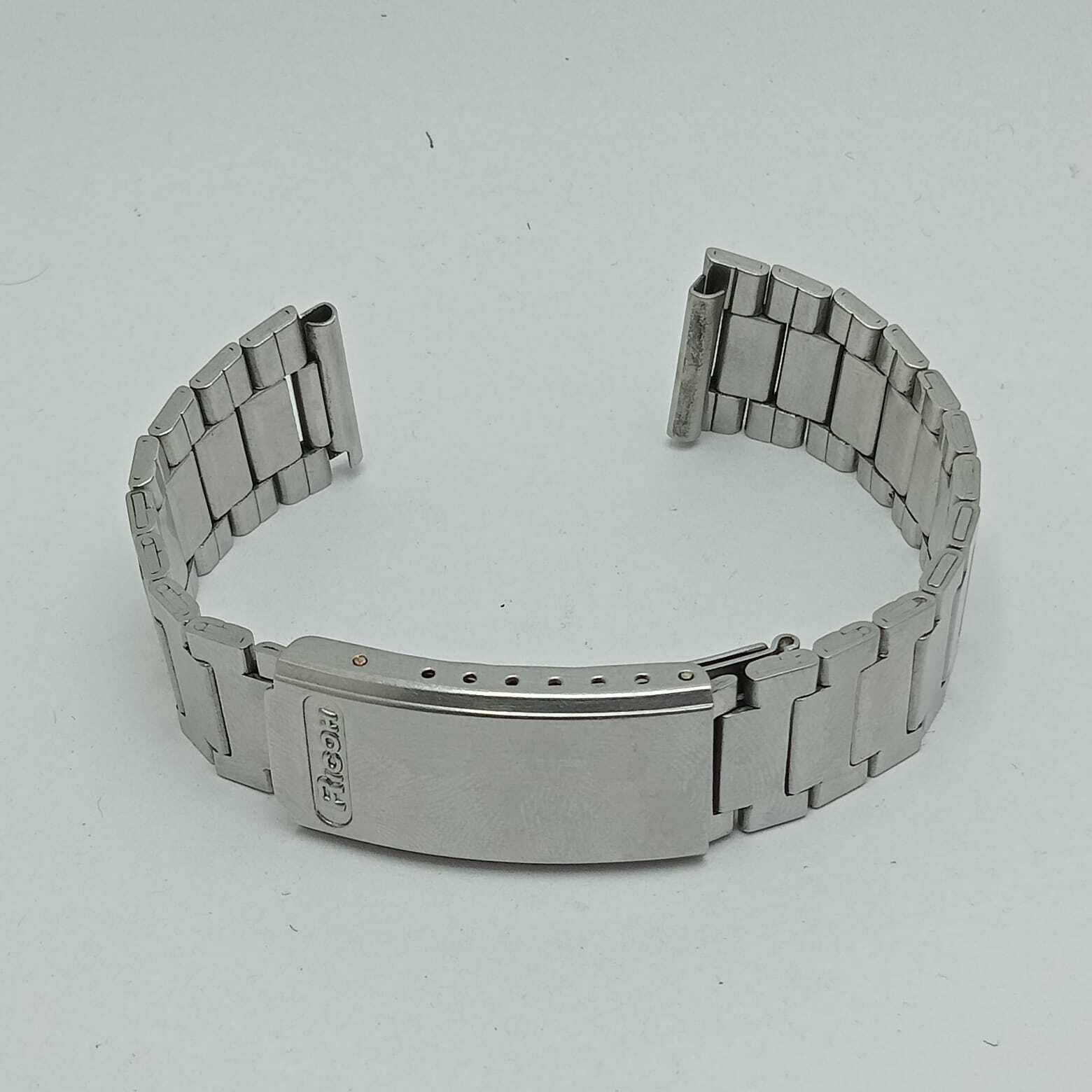 リコー/RICOH　18mm純正ブレス Ricoh Stainless Steel Vintage Men's Watch Bracelet 18 mm | eBay