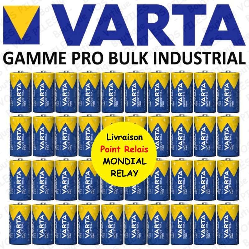 Piles Alcaline 1,5v Lr14 C Mn1400 E93 R14 Am2 7800 Mah ( Varta Industrial )