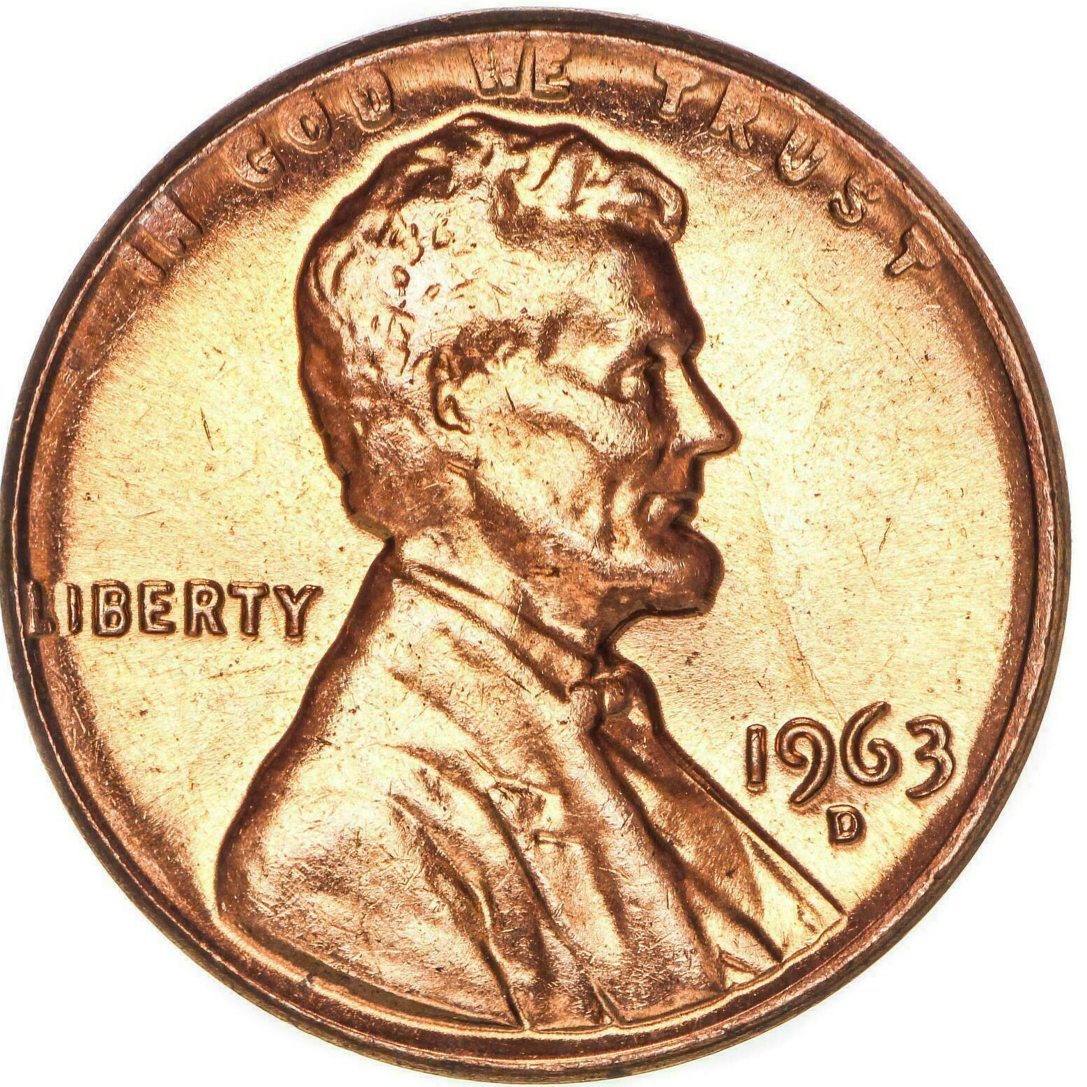1963-D LINCOLN CENT/PENNY Brilliant-Uncirculated SUPER NICE!!! | eBay