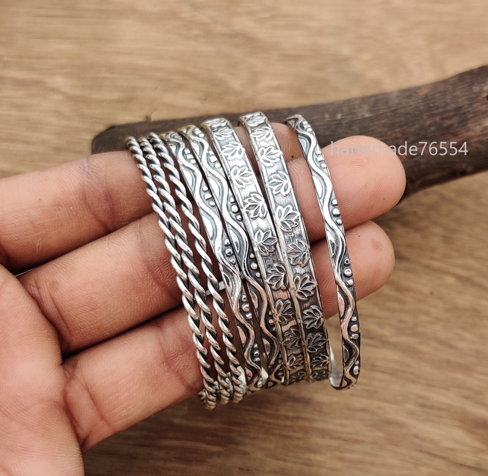 アクセサリー Vintage Silver Heavy Wide Bangle 925 Vintage Bangle Cuff Bracelet 925 Sterling Silver - Etsy