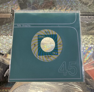 OM- Al Cisneros of SLEEP Gebel Barkal 7  45RPM On Lime Green Colored Vinyl Dub
