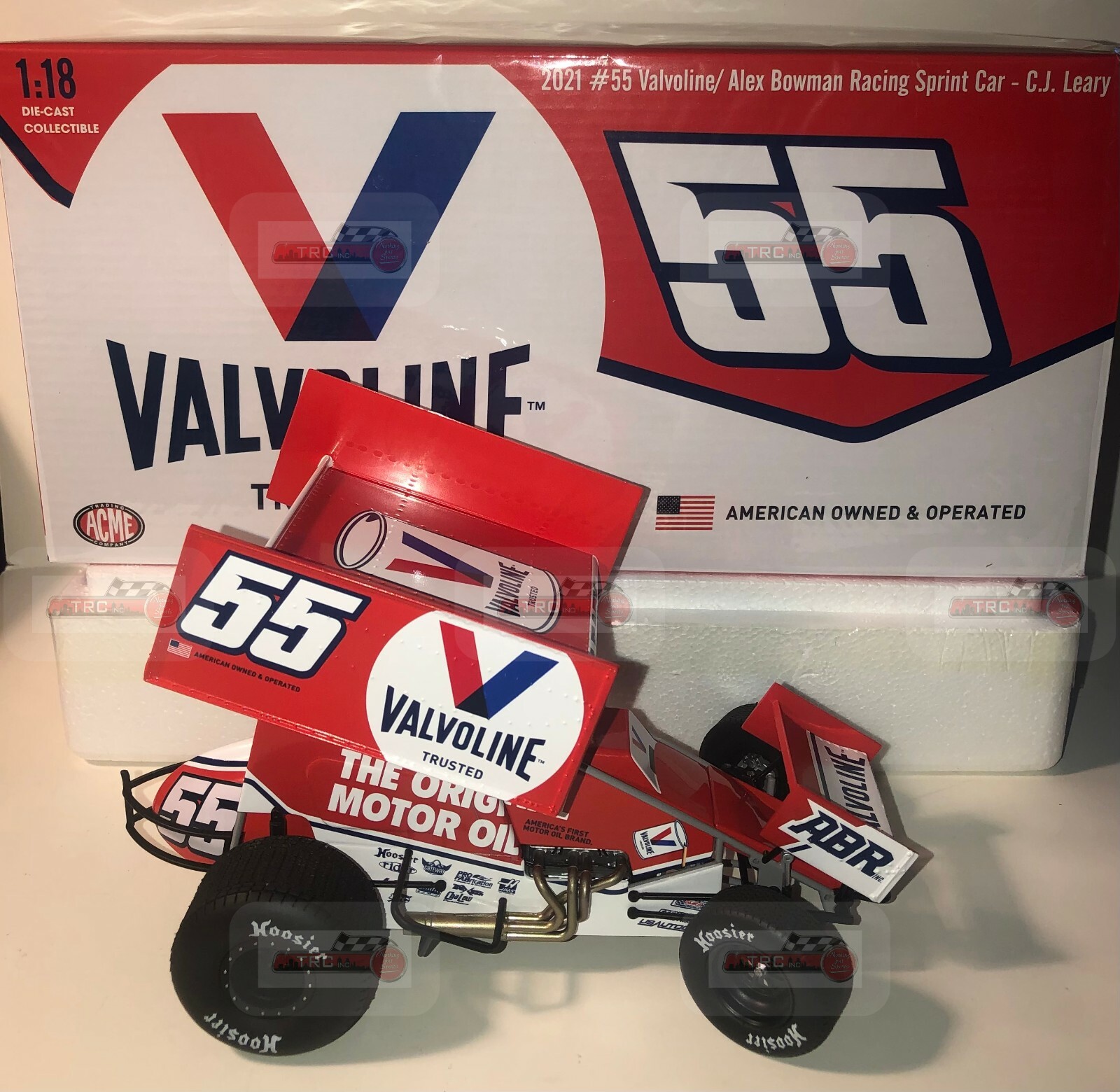 ★acme☆ CJ Leary 2021 Acme #55 Valvoline/Alex Bowman Racing 1/18