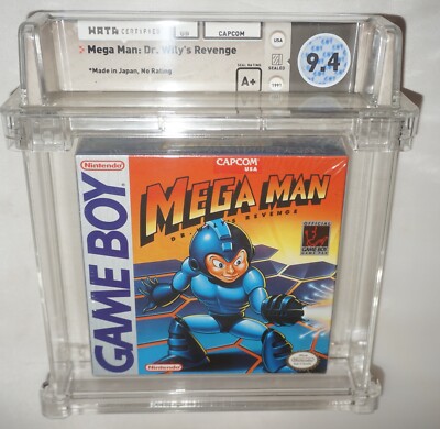 Mega Man Dr Wily s Revenge (Nintendo Gameboy Game Boy) NEW Sealed WATA 9.4 A+