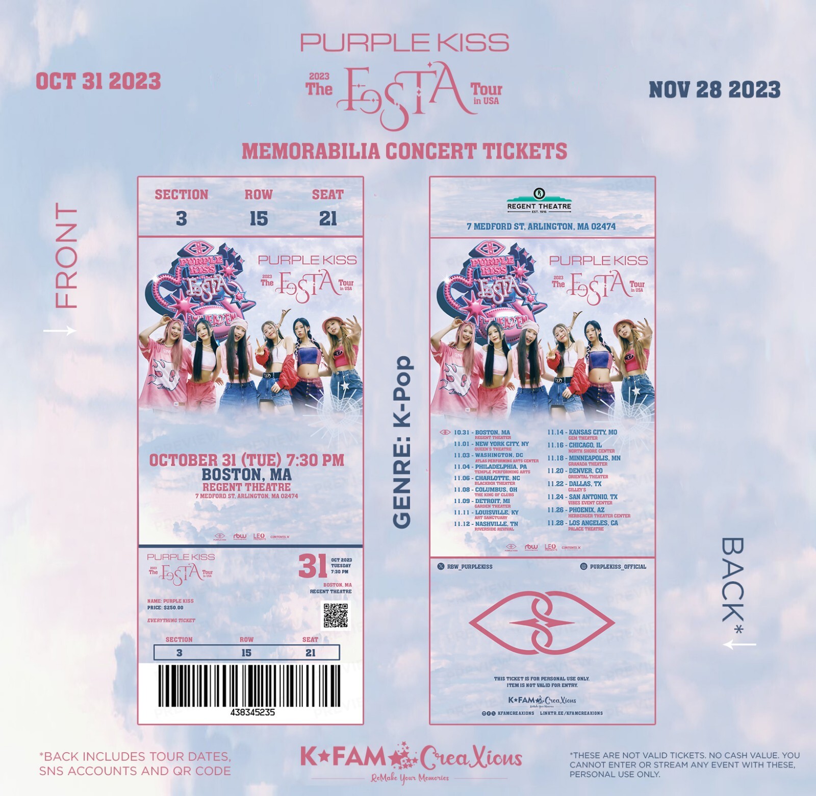 PURPLE KISS Festa 日本公演トレカ ドシ PURPLE KISS Festa 日本公演トレカ スアン