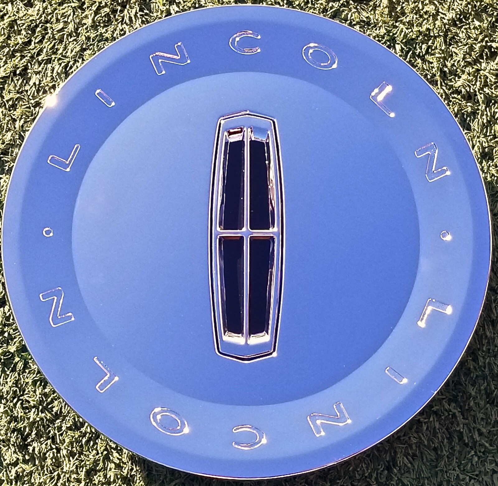 Factory Lincoln Center Cap Town Car OEM Chrome Wheel 3W13 Factory Lincoln Center Cap Town Car OEM Chrome Wheel 3W13