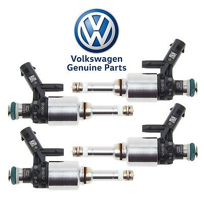 For Volkswagen Beetle Jetta Passat 1.8 L4 Set of Four Fuel Injectors Genuine