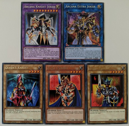 YuGiOh King's, Queen's + Jack's Knight + Arcana Knight
