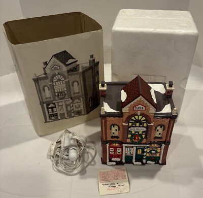 Dept 56 Christmas Print Shop And Village News 5425-9 1992 Original Snow Village