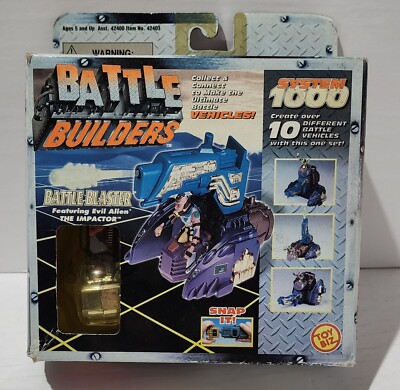 VTG Toy Biz Battle Builders Battle Blaster Evil Alien The Impactor  Rare.   112