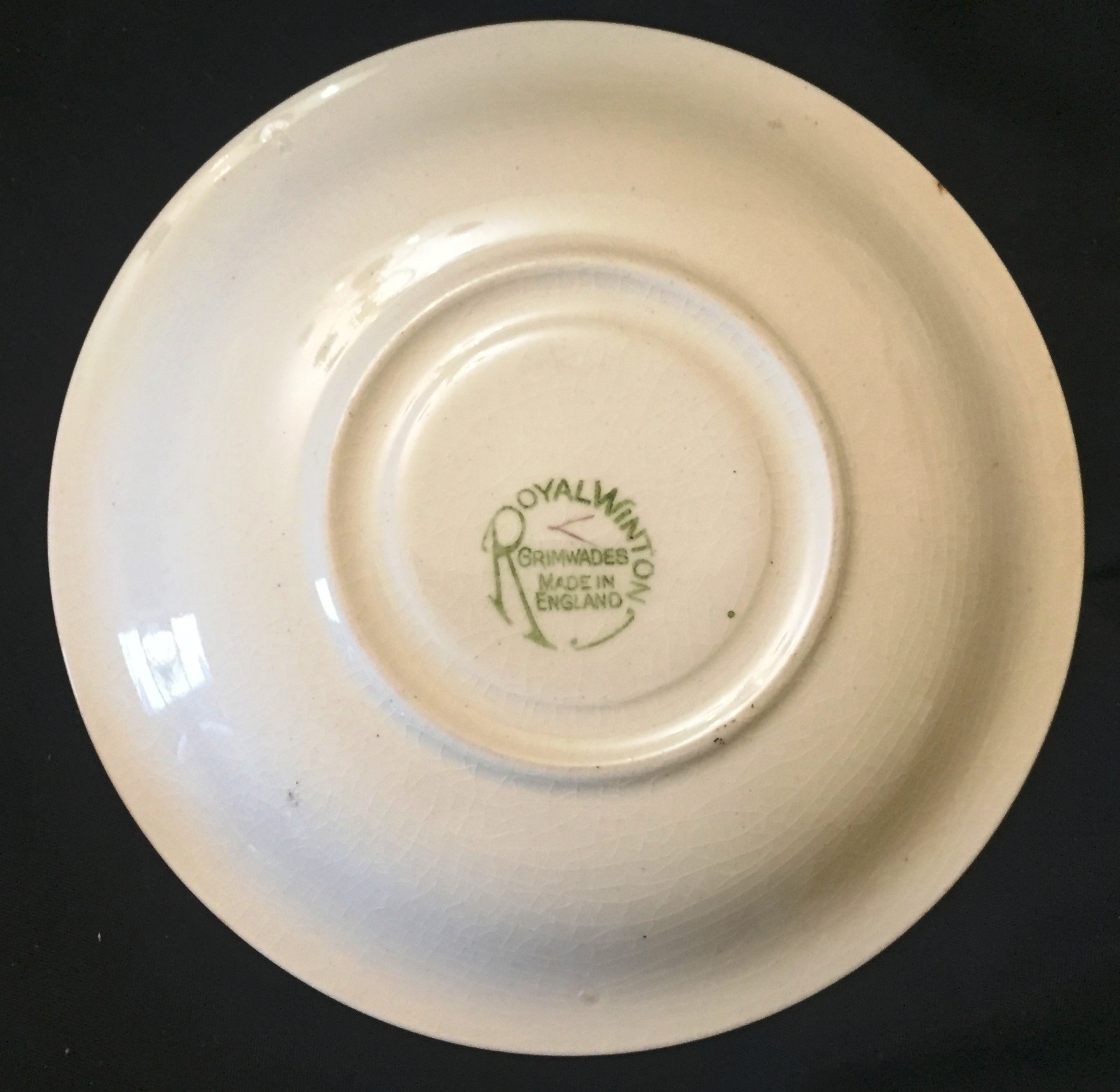 Saucer in Summertime Pattern by Royal Winton With Gold Trim, 5-3/4