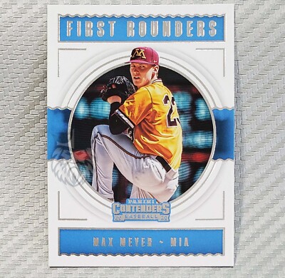 Max Meyer RC  2020 Panini Contenders Rookie First Rounders #FR-11 Miami Marlins