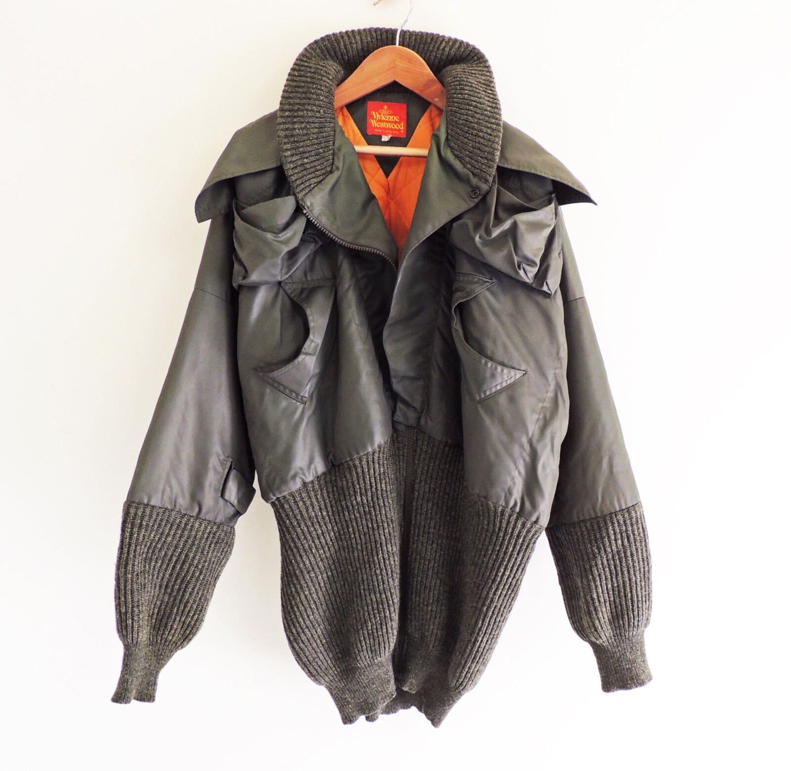 VIVIENNE WESTWOOD 1988 CLINT EASTWOOD Bomber Jacket Olive VIVIENNE WESTWOOD 1988 CLINT EASTWOOD Bomber Jacket Olive