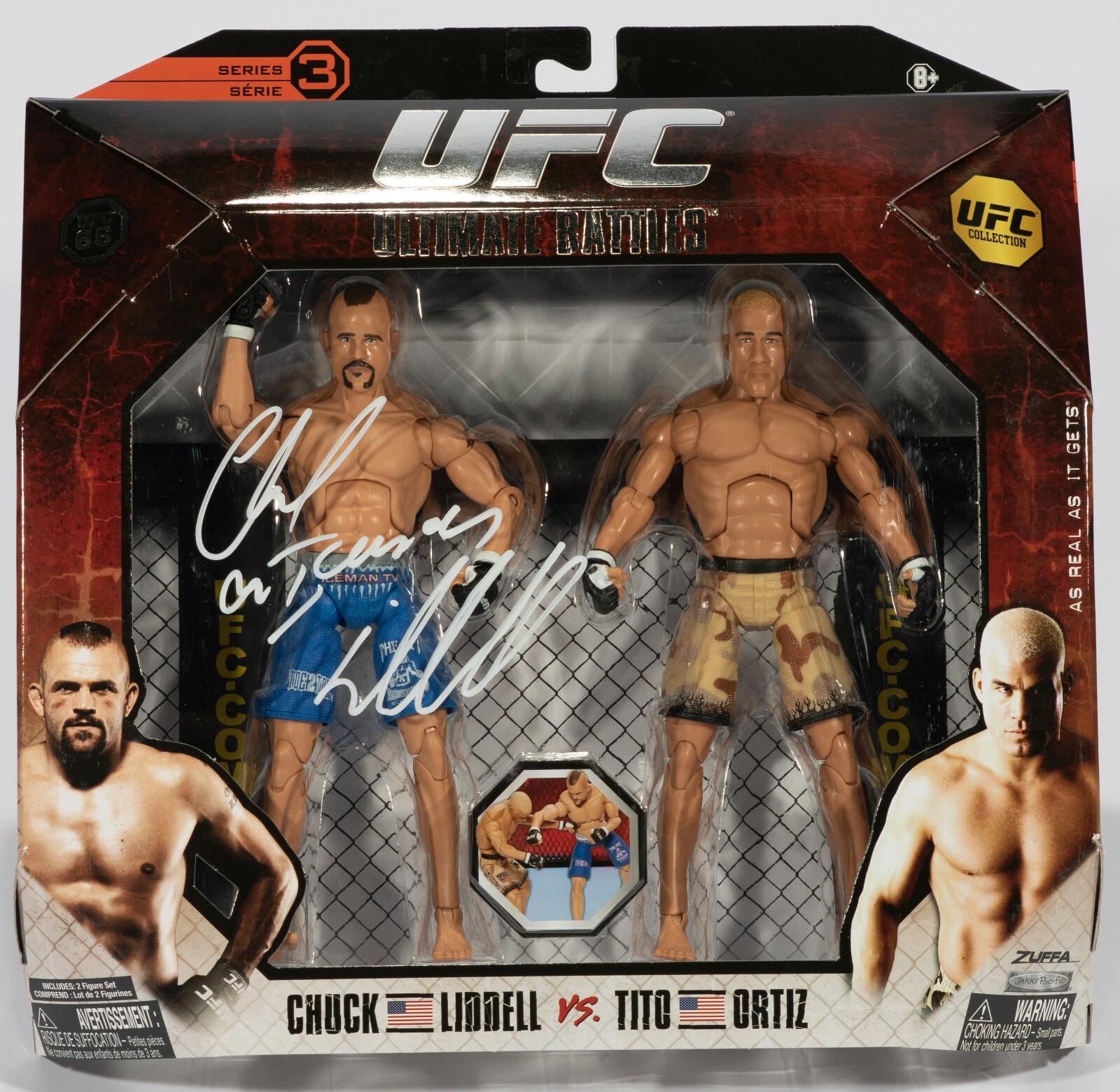 UFC DVD まとめ売り 66本セット Chuck Liddell Signed Jakks Pacific UFC 66 Action Figure Set