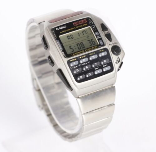 Pre-owned Casio Vintage  Cmd-40 1174 Tv Remote Controller Digital Calculator Watch Complete