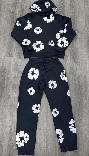 Pre-owned Denim Tears 1:1  Hoodie And Sweatpants In Gray